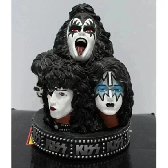 Vtg RARE Kiss Band Memorabilia 1998 Signature Superstars Incesnse Burner W/ Box - Picture 2 of 3